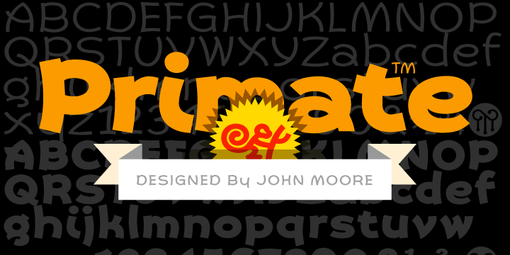 Example font Primate #25